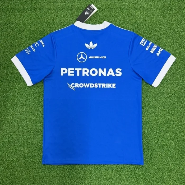 2026 Mercedes F1 shirt blue