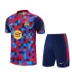 26/27 Barcelona kids Short sleeve training suit red blue