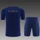 26/27 Barcelona kids Short sleeve training suit Royal Blue