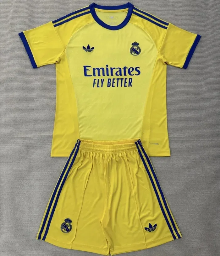26/27 Real Madrid goalkeeper Adult Set yellow