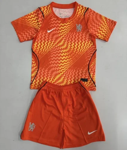 26/27 Chelsea goalkeeper kids kit orange