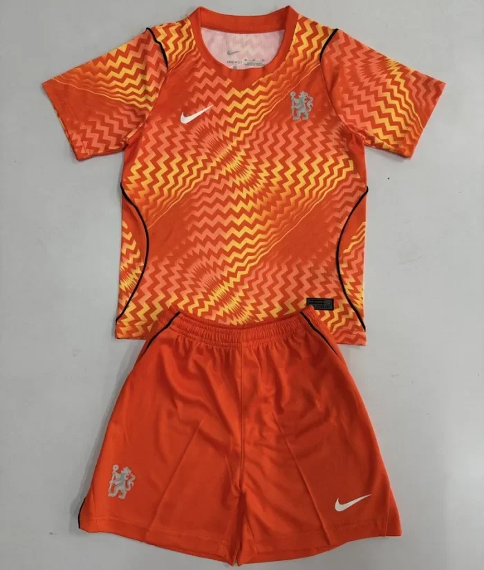 26/27 Chelsea goalkeeper kids kit orange