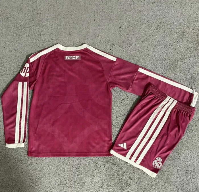 26/27 Real Madrid third kids kit Long sleeves