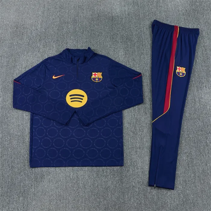 26/27 Barcelona kids training suit Royal Blue