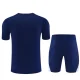 26/27 Manchester City kids Short sleeve training suit Royal Blue
