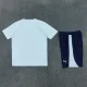 26/27 Manchester City kids Short sleeve training suit blue