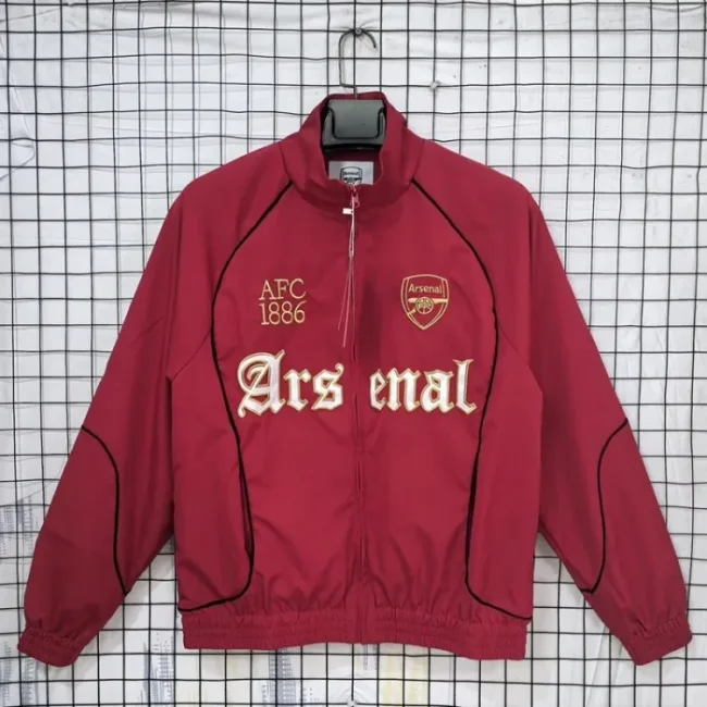 26/27 Arsenal retro trench coat red