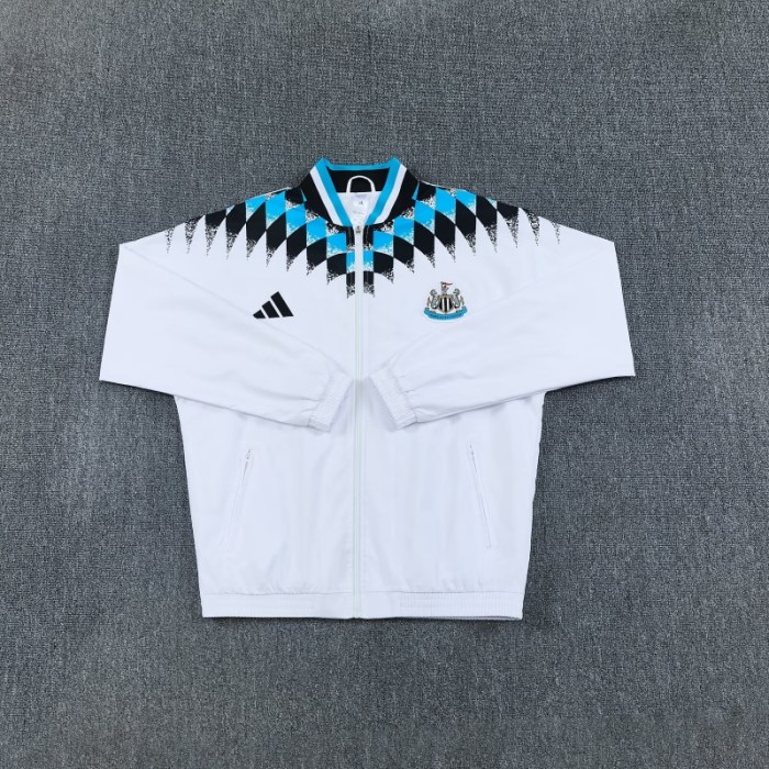 2627 Newcastle United White Windbreaker