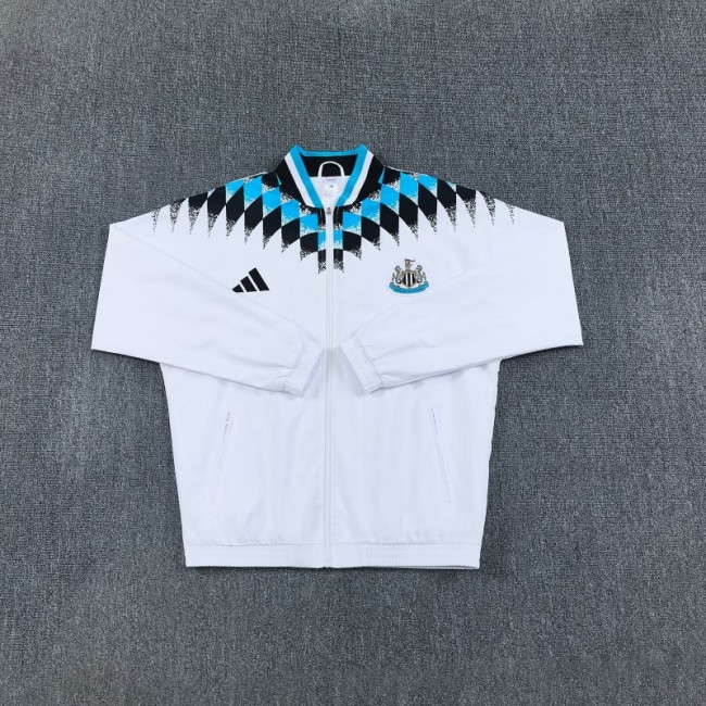 2627 Newcastle United White Windbreaker