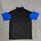 26-27 Leeds United black and blue polo shirt
