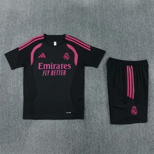 26/27 Real Madrid kids Short sleeve training suit black