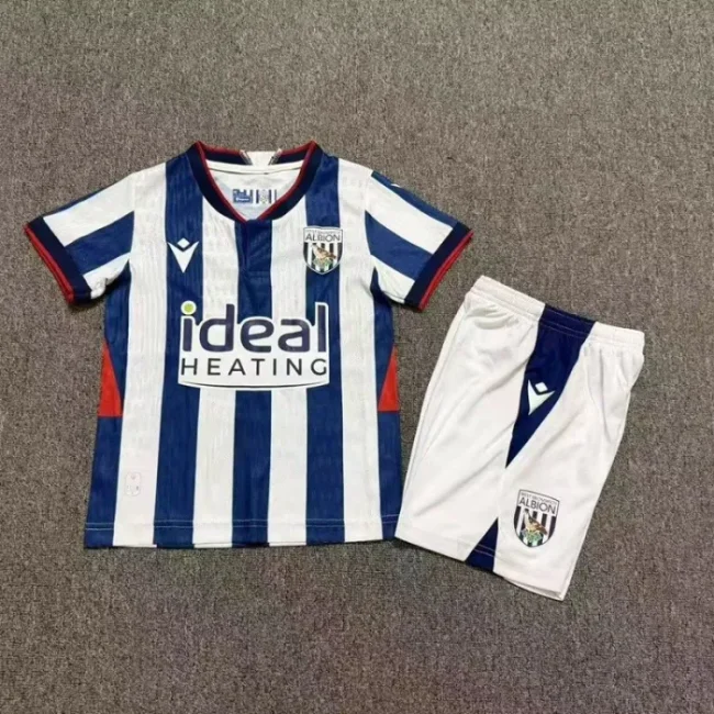 26/27 West Bromwich Albion home kids kit