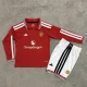 26/27 Manchester United home kids kit long sleeves