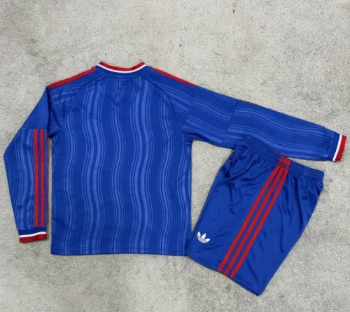 26/27 Manchester United Away kids kit long sleeves
