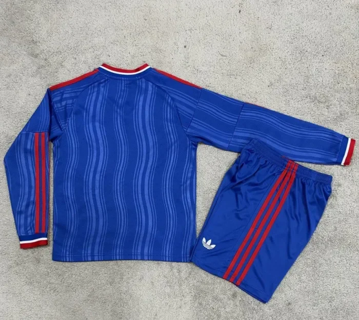 26/27 Manchester United Away kids kit long sleeves