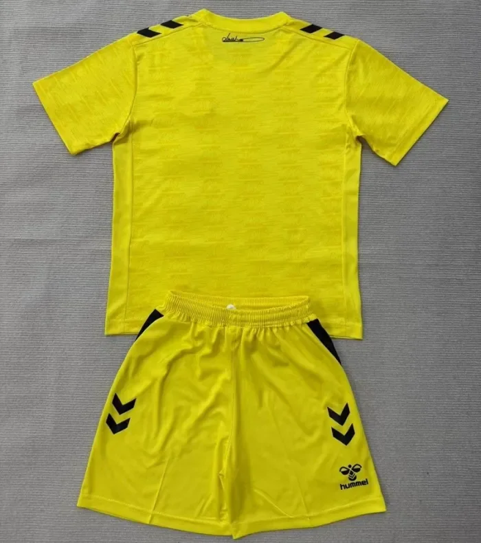 26/27 Sunderland goalkeeper kids kit green yellow