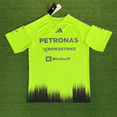 2026 Mercedes F1 shirt fluorescent green