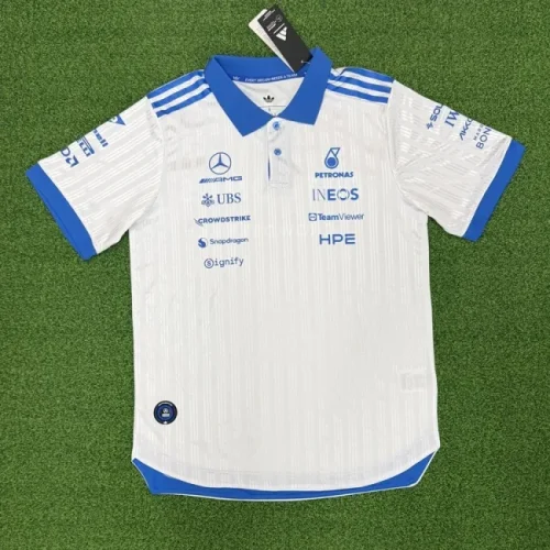 2026 Mercedes F1 polo white