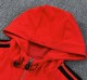 26/27 Manchester United Hooded Windbreaker Adult Tracksuit Red / Black