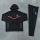 26/27 PSG Hooded Windbreaker Adult Tracksuit -black
