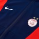 26/27 PSG Hooded Windbreaker Adult Tracksuit Black / Red