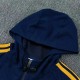 26/27 Hooded Windbreaker Adult Tracksuit Black / Red