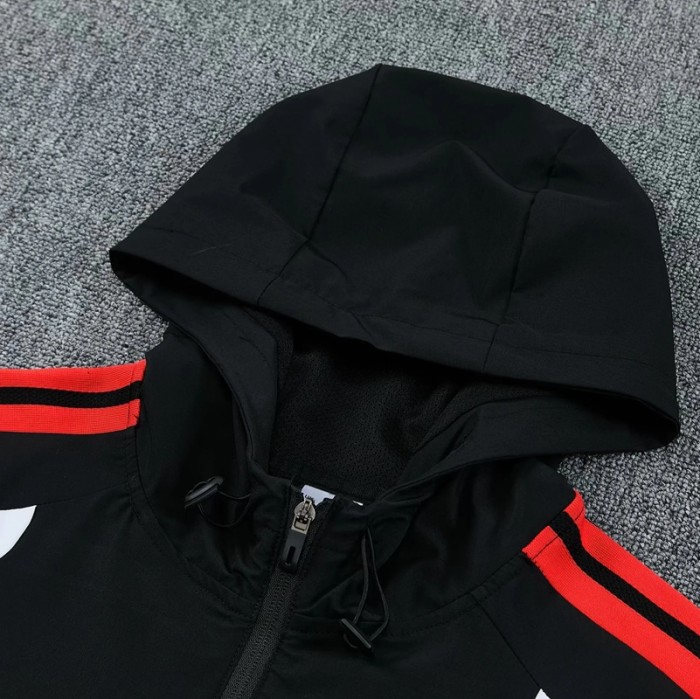 26/27 Liverpool Hooded Windbreaker Tracksuit-black