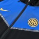26/27 inter milan aHooded Windbreaker Adult Tracksuit Black / blue
