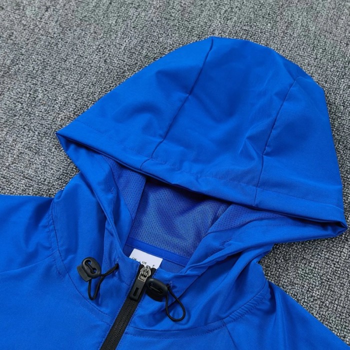 26/27 PSG Hooded Windbreaker Adult Tracksuit blue