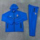 26/27 PSG Hooded Windbreaker Adult Tracksuit blue