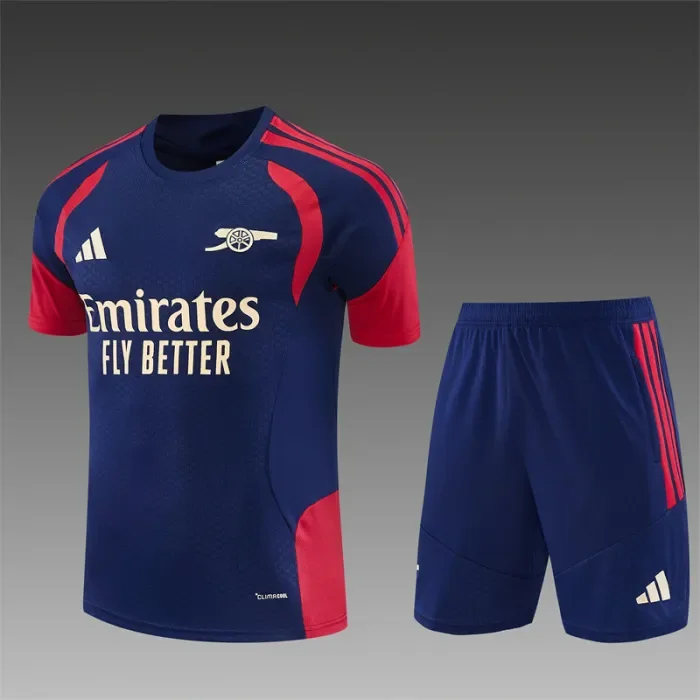 26/27 Arsenal Short sleeve training Adult suit Royal Blue