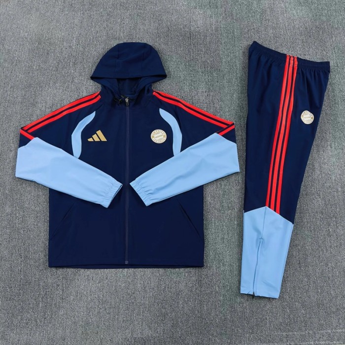 26/27 Bayern Munich Hooded Windbreaker Adult Tracksuit