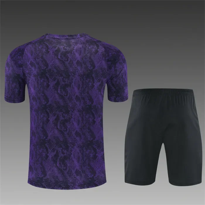 26/27 Barcelona kids Short sleeve training suit Purple