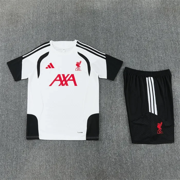 26/27 Liverpool Short sleeve training suit white