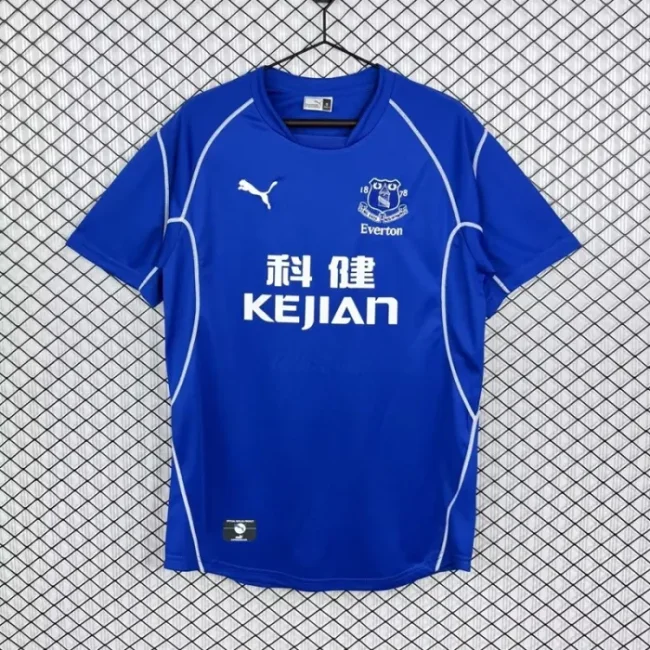 Retro 02/03 Everton home football jersey
