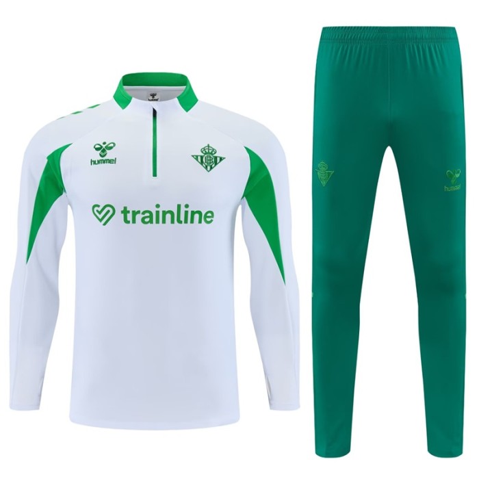 26/27 Real Betis Adult White/Green training suit