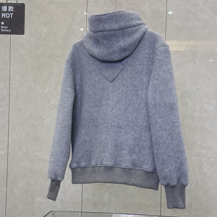 Canada Goose Humanature Collection Full-Zip Hooded Fleece Jacket – Heather Grey (Adult)