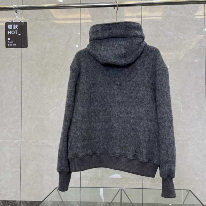Canada Goose Humanature Collection Full-Zip Hooded Fleece Jacket – Dark Grey (Adult)