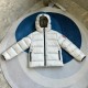 Canada Goose Crofton Kids Hooded Down Jacket โ Silver Birch