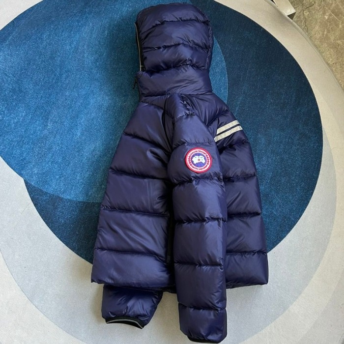 Canada Goose Crofton Kids Hooded Down Jacket – Ocean Blue