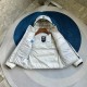 Canada Goose Crofton Kids Hooded Down Jacket โ Silver Birch