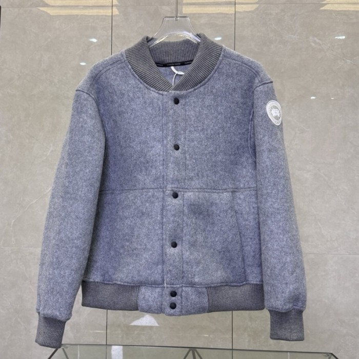 Canada Goose Varsity Bomber Jacket – Heather Grey (Adult)