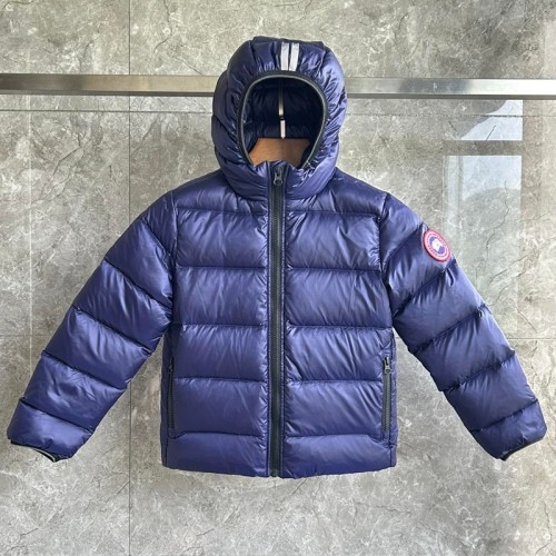 Canada Goose Crofton Kids Hooded Down Jacket – Ocean Blue