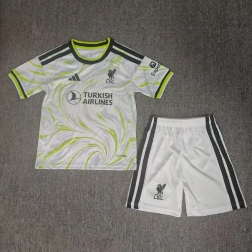 27/28 liverpool third kids kit