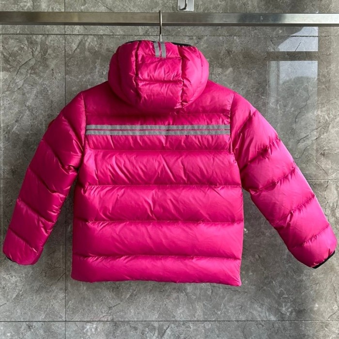 Canada Goose Crofton Kids Hooded Down Jacket – Peak Pink