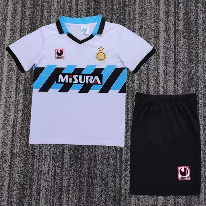 Retro 90/91 Inter Milan Away kids kit