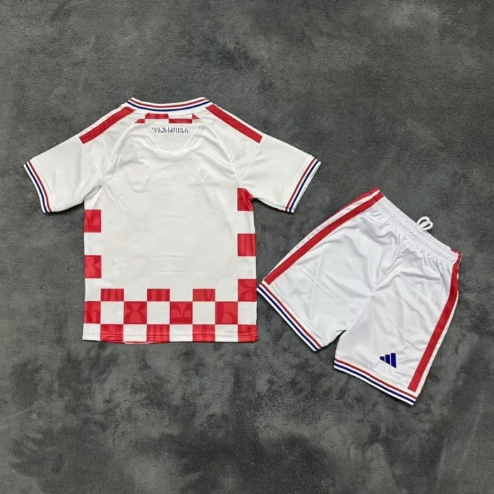 27/28 Croatia home kids kit football Jersey