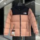 The North Face 1996 Down Jacket –  Dusty Pink/Black (Kids)