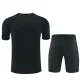 26/27 AC Milan Short sleeve kids training suit black