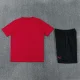 26/27 AC Milan Short sleeve kids training suit red